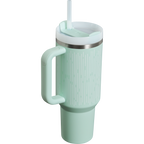 Splash-Resistant FlowState The Quencher H2.0 Flowstate Tumbler D050X - Double-Wall Vacuum Insulated Travel Tumbler with Straw Detail