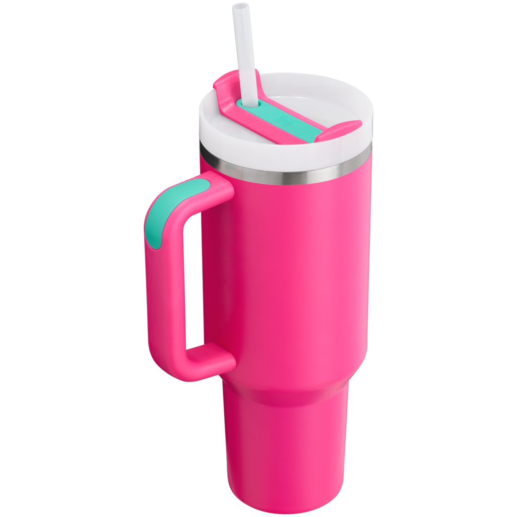 Double-Wall Vacuum The Quencher H2.0 Flowstate Tumbler  | Stanley Create D332L - Double-Wall Vacuum Insulated Travel Tumbler with Straw Detail