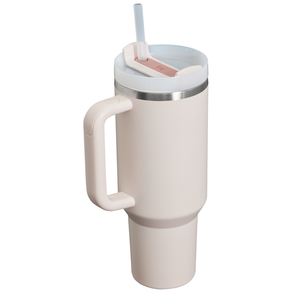 Double-Wall Vacuum The Quencher H2.0 Flowstate Tumbler  | Stanley Create D332L - Double-Wall Vacuum Insulated Travel Tumbler with Straw Detail