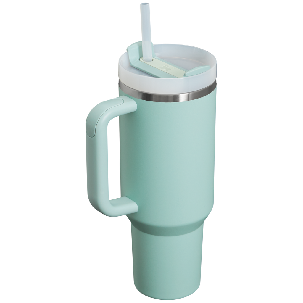 Splash-Resistant FlowState The Quencher H2.0 Flowstate Tumbler D050X - Double-Wall Vacuum Insulated Travel Tumbler with Straw Detail