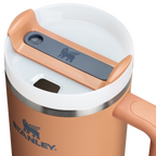 Splash-Resistant FlowState The Quencher H2.0 Flowstate Tumbler D050X - Double-Wall Vacuum Insulated Travel Tumbler with Straw Detail