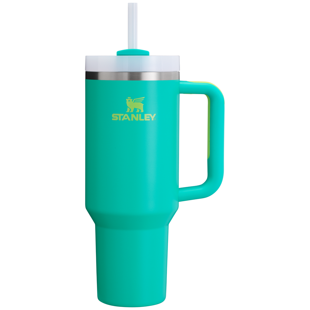 Double-Wall Vacuum The Quencher H2.0 Flowstate Tumbler  | Stanley Create D332L - Double-Wall Vacuum Insulated Travel Tumbler with Straw Detail