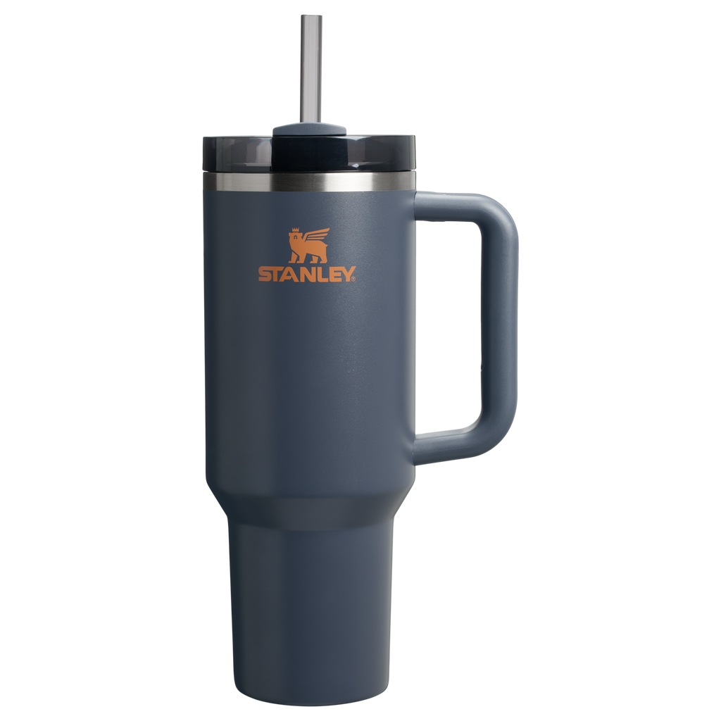 Splash-Resistant FlowState The Quencher H2.0 Flowstate Tumbler D050X - Double-Wall Vacuum Insulated Travel Tumbler with Straw - Twilight