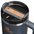 Splash-Resistant FlowState The Quencher H2.0 Flowstate Tumbler D050X - Double-Wall Vacuum Insulated Travel Tumbler with Straw Detail