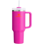 Splash-Resistant FlowState The Quencher H2.0 Flowstate Tumbler D050X - Double-Wall Vacuum Insulated Travel Tumbler with Straw Detail