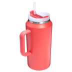 Splash-Resistant FlowState The Quencher H2.0 Flowstate Tumbler D033Q - Double-Wall Vacuum Insulated Travel Tumbler with Straw Detail
