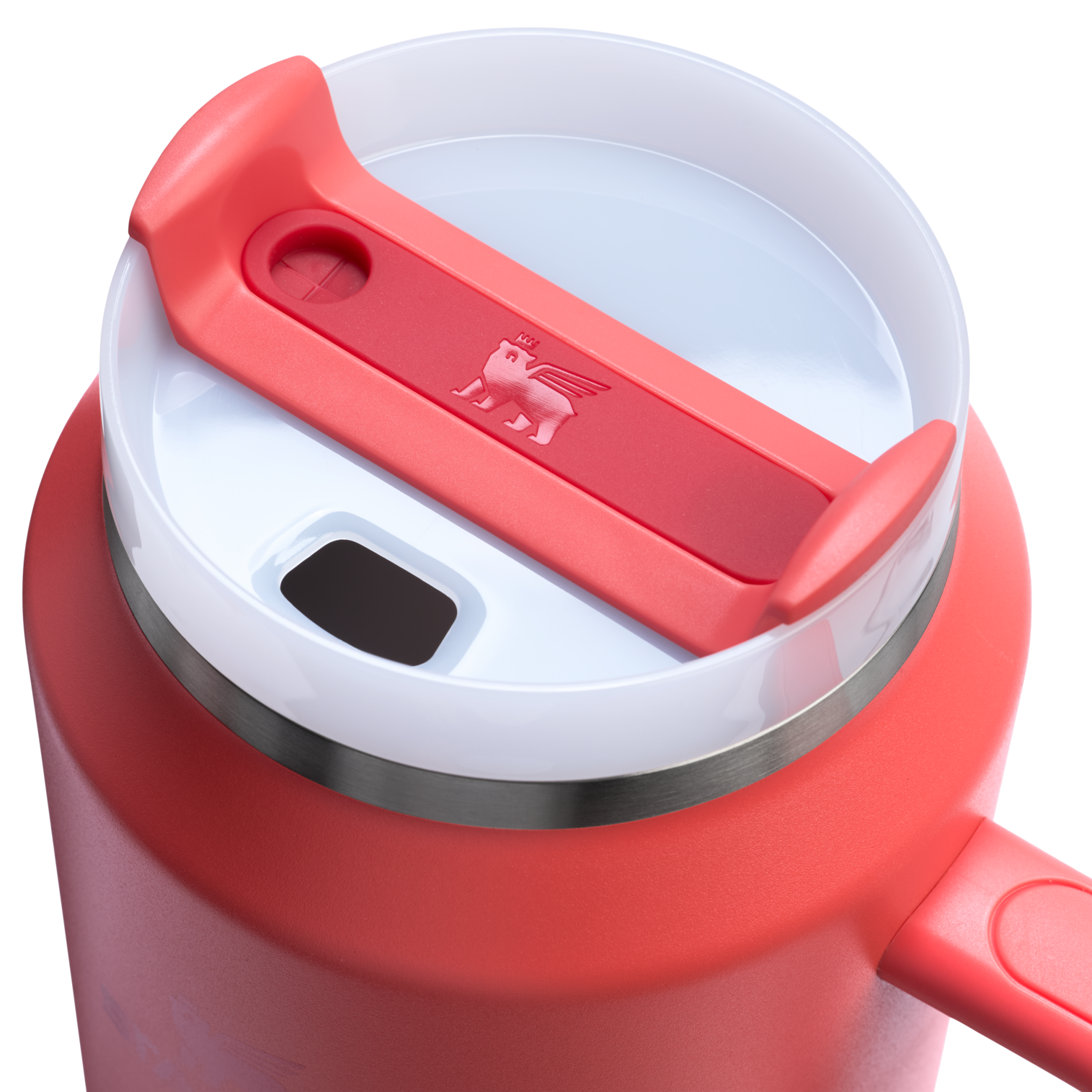 Splash-Resistant FlowState The Quencher H2.0 Flowstate Tumbler D033Q - Double-Wall Vacuum Insulated Travel Tumbler with Straw Detail