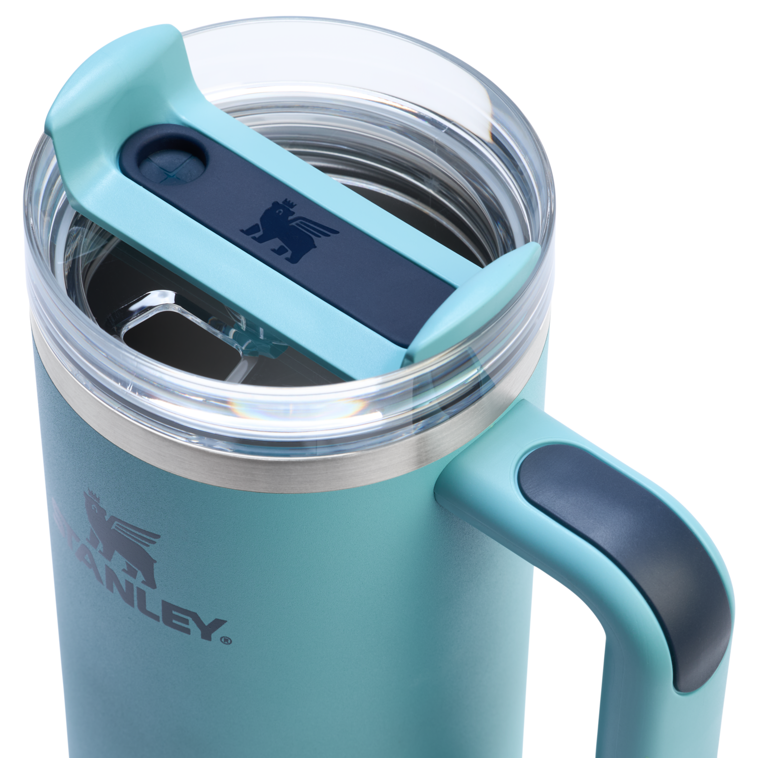 Car-Cup Friendly The Quencher H2.0 Flowstate Tumbler | Stanley Create D331C - FlowState 3-Position Lid Insulated Travel Mug Detail