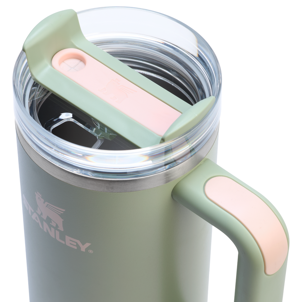 Car-Cup Friendly The Quencher H2.0 Flowstate Tumbler | Stanley Create D331C - FlowState 3-Position Lid Insulated Travel Mug Detail