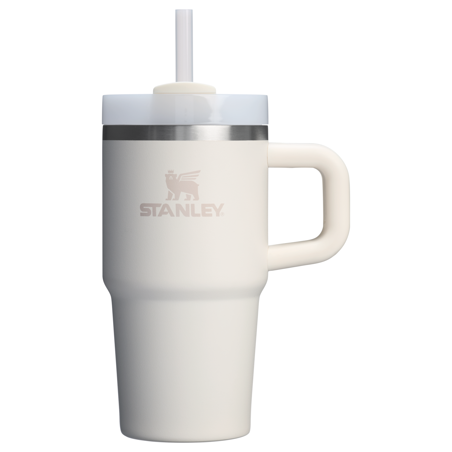 Insulated Travel The Quencher H2.O Flowstate Tumbler D069R - Premium Stainless Steel Straw Cup for All-Day Hydration - Cream 2.0