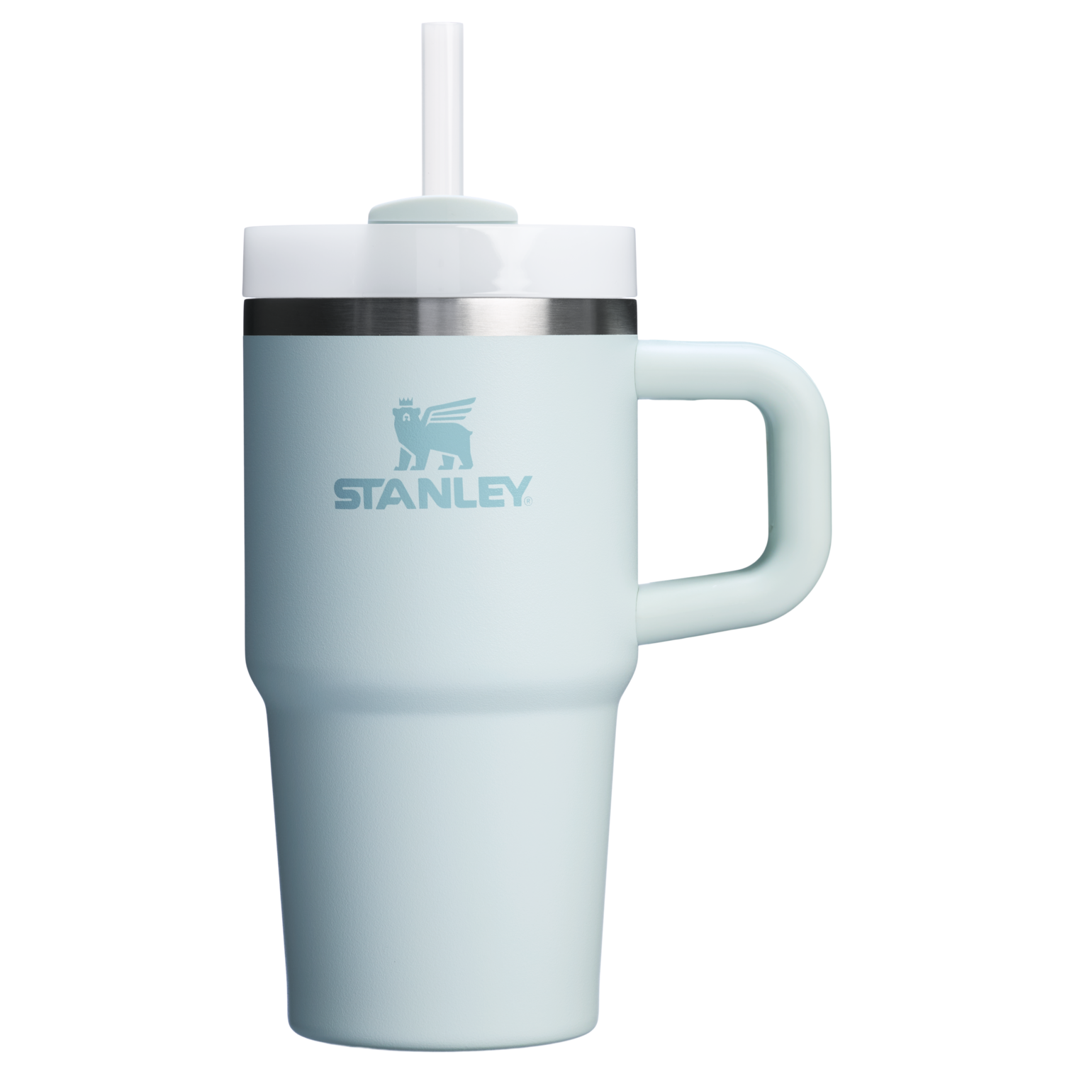 Car-Cup Friendly The Quencher H2.O Flowstate Tumbler with Handle | Stanley Create D309N - Premium Stainless Steel Straw Cup for All-Day Hydration - Meadow