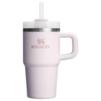Insulated Travel The Quencher H2.O Flowstate Tumbler | Stanley Create D274S - Double-Wall Vacuum Insulated Travel Tumbler with Straw - Rose Quartz 2.0