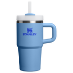 Insulated Travel The Quencher H2.O Flowstate Tumbler | Stanley Create D274S - Double-Wall Vacuum Insulated Travel Tumbler with Straw - Blue Sky