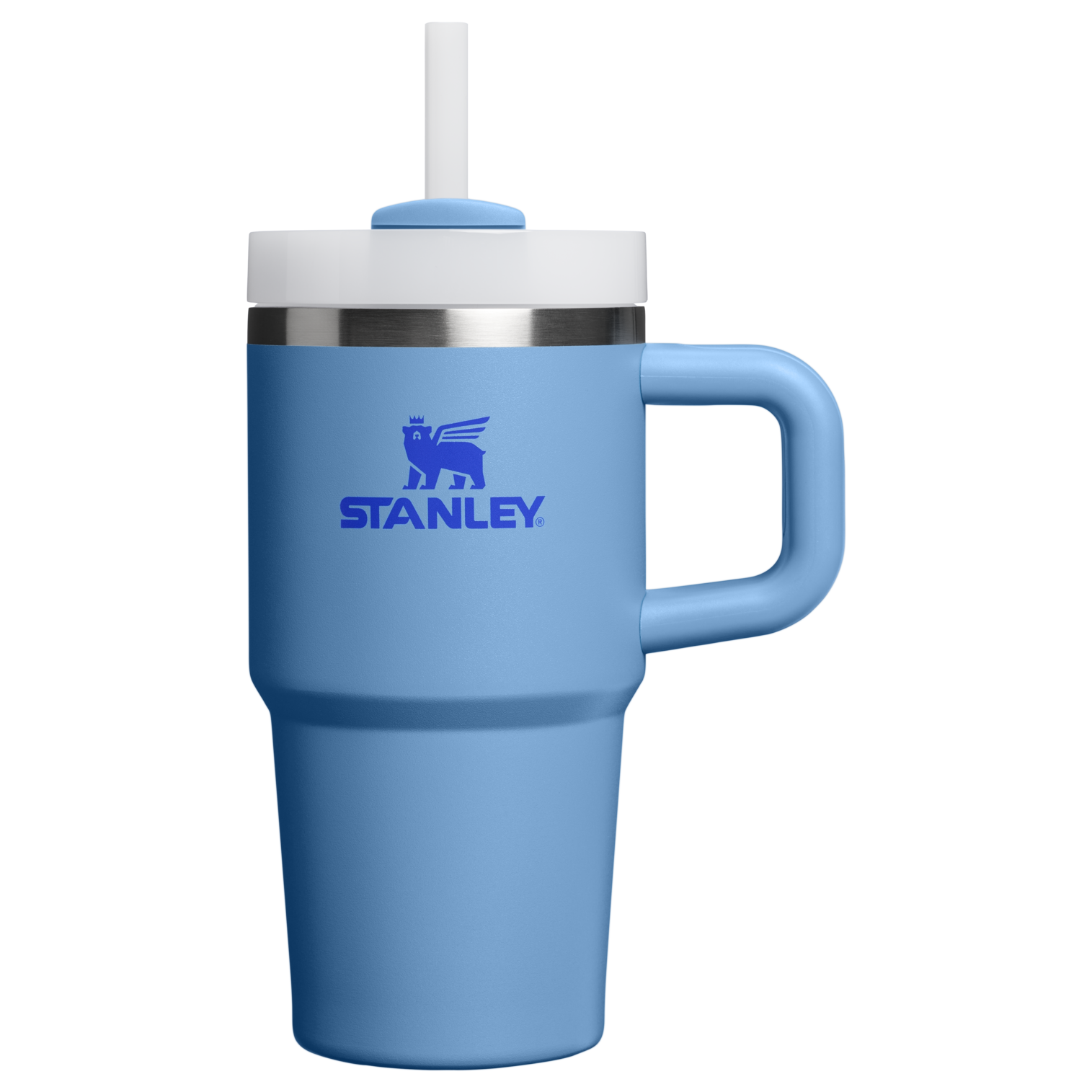 Insulated Travel The Quencher H2.O Flowstate Tumbler | Stanley Create D274S - Double-Wall Vacuum Insulated Travel Tumbler with Straw - Blue Sky