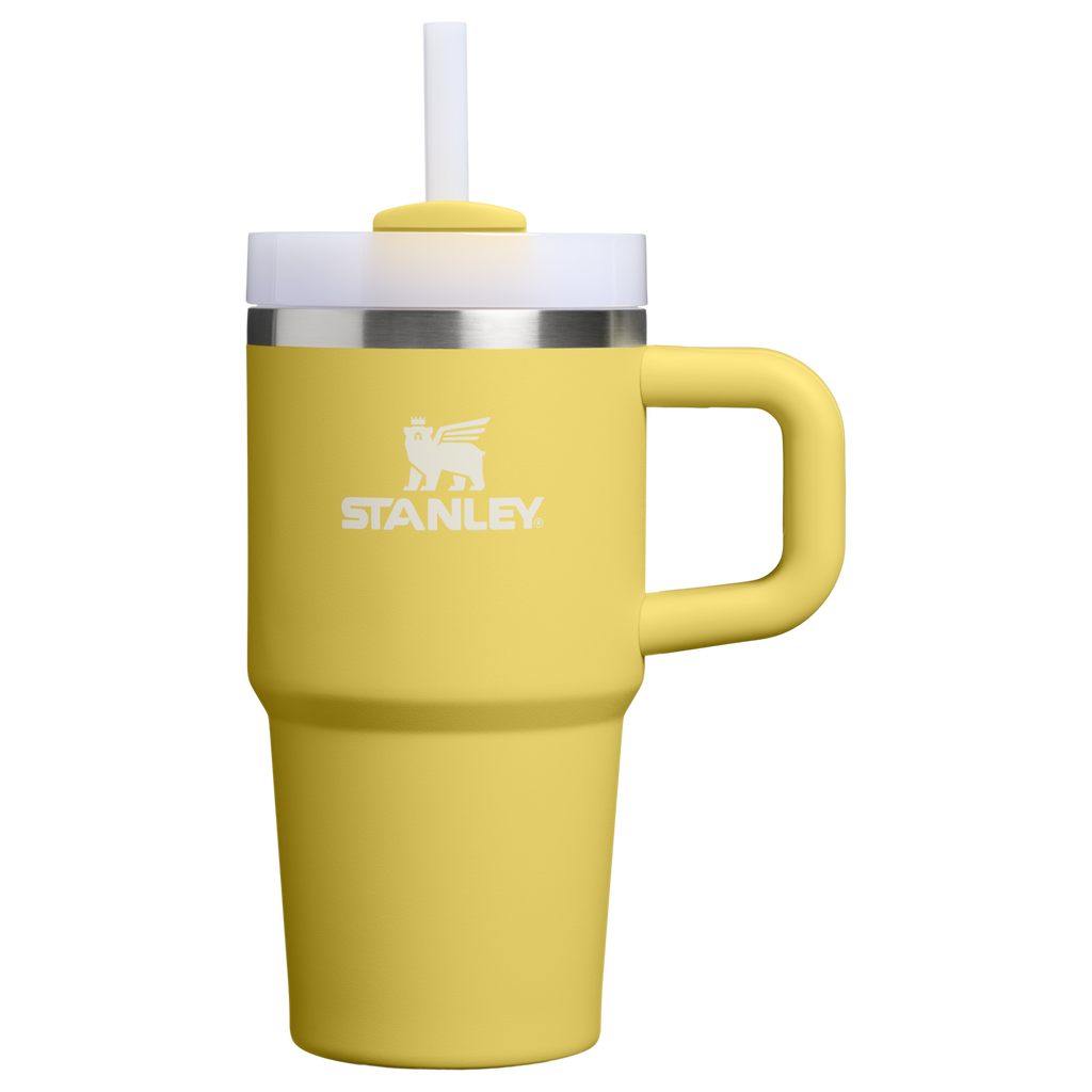 Insulated Travel The Quencher H2.O Flowstate Tumbler D069R - Premium Stainless Steel Straw Cup for All-Day Hydration - Daffodil