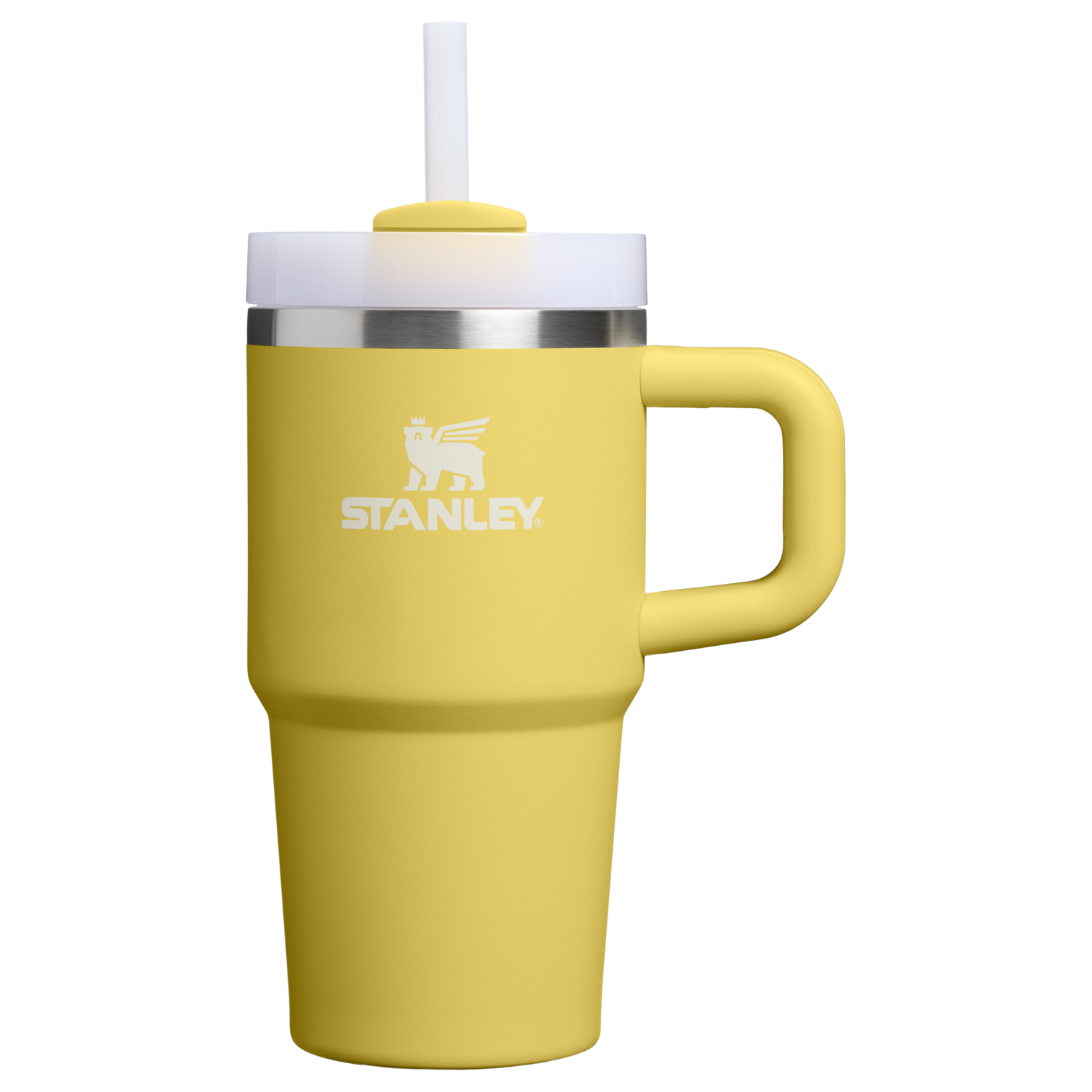 Insulated Travel The Quencher H2.O Flowstate Tumbler D069R - Premium Stainless Steel Straw Cup for All-Day Hydration - Daffodil