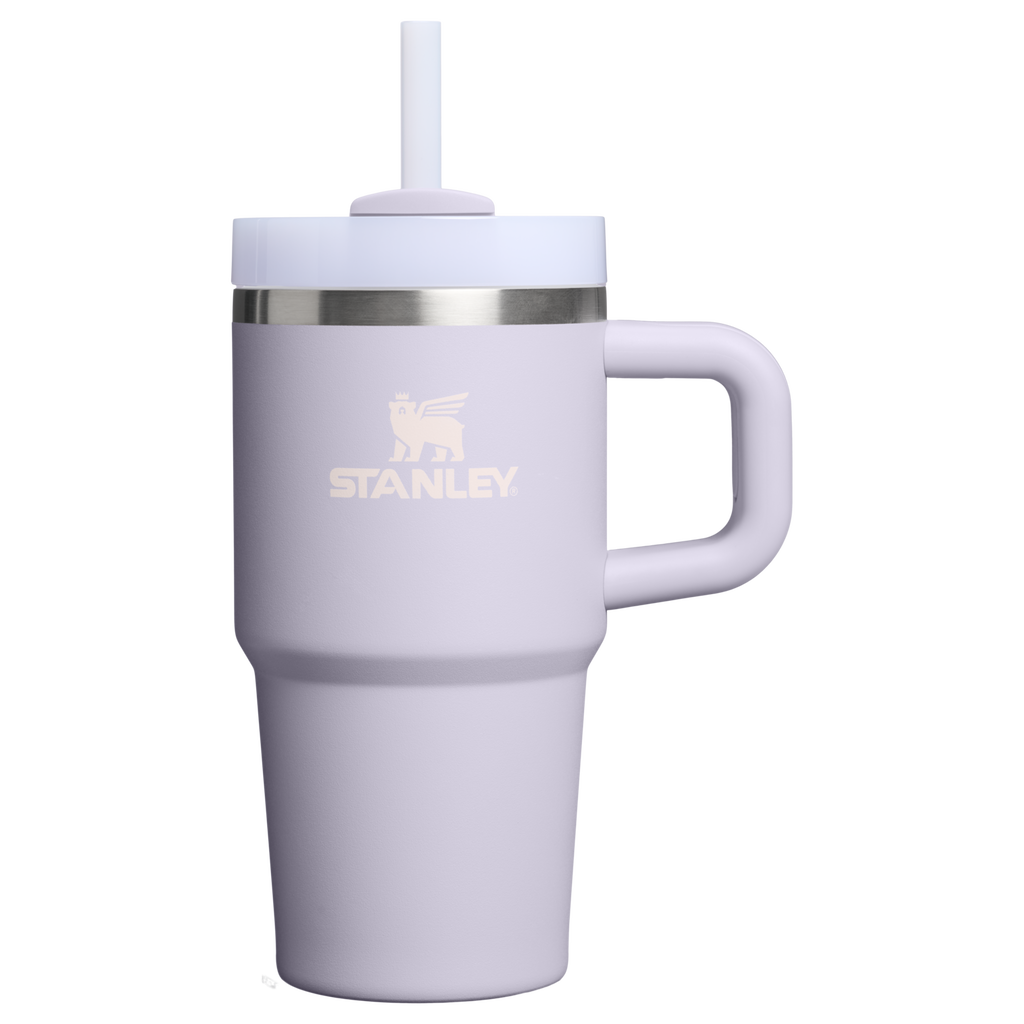 Insulated Travel The Quencher H2.O Flowstate Tumbler | Stanley Create D274S - Double-Wall Vacuum Insulated Travel Tumbler with Straw - Purple Dust