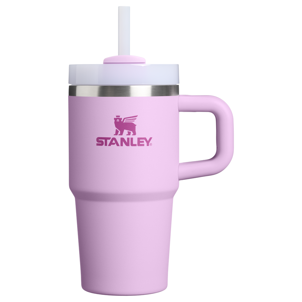 Insulated Travel The Quencher H2.O Flowstate Tumbler | Stanley Create D274S - Double-Wall Vacuum Insulated Travel Tumbler with Straw - Soft Orchid