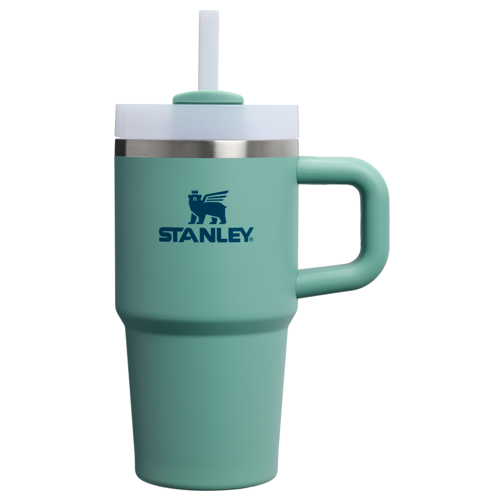 Insulated Travel The Quencher H2.O Flowstate Tumbler | Stanley Create D274S - Double-Wall Vacuum Insulated Travel Tumbler with Straw - Spring Green