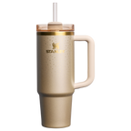 Splash-Resistant FlowState The Cheers & Cheer Quencher H2.0 Flowstate Tumbler D189S - Double-Wall Vacuum Insulated Travel Tumbler with Straw - Prosecco Shimmer