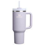 Splash-Resistant FlowState The Quencher H2.0 Flowstate Tumbler D050X - Double-Wall Vacuum Insulated Travel Tumbler with Straw - Purple Dust