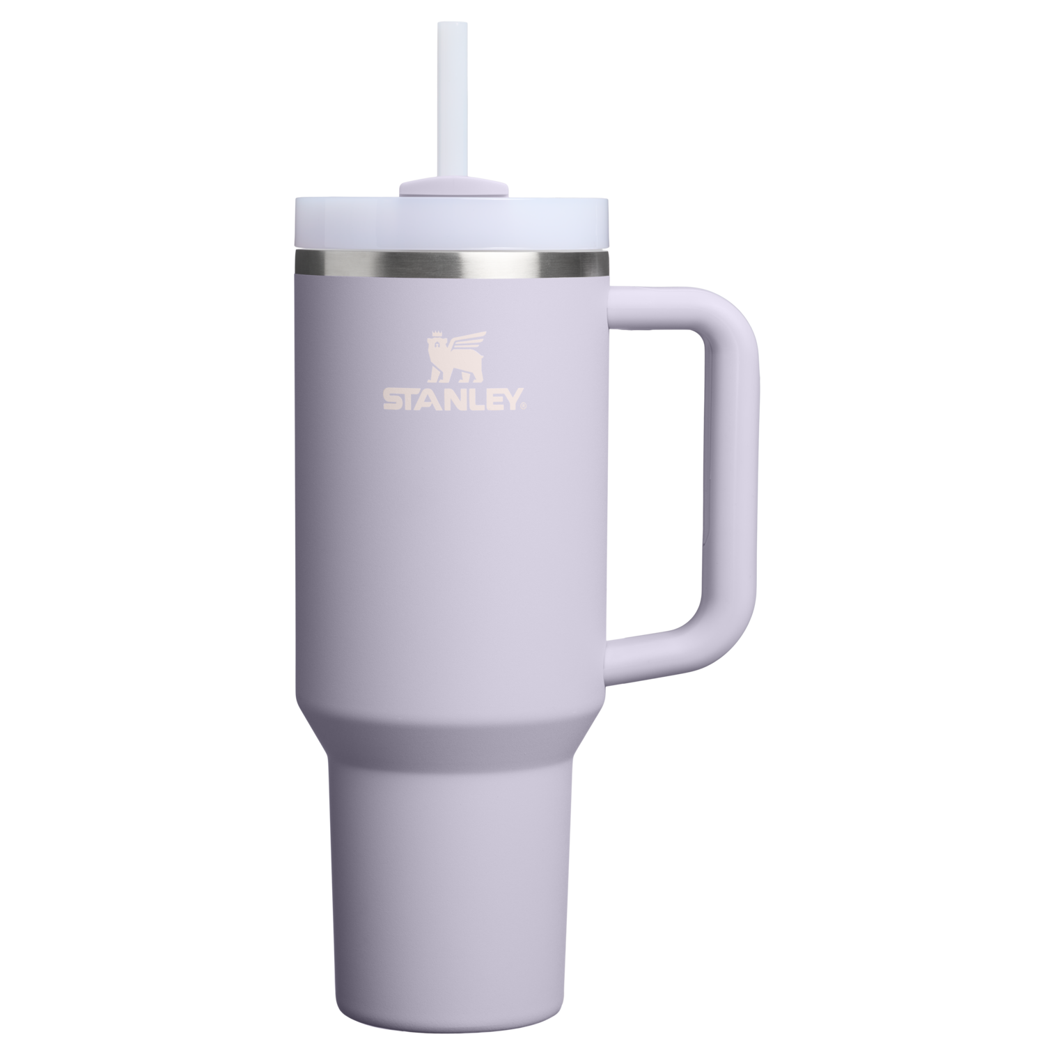 Splash-Resistant FlowState The Quencher H2.0 Flowstate Tumbler D050X - Double-Wall Vacuum Insulated Travel Tumbler with Straw - Purple Dust