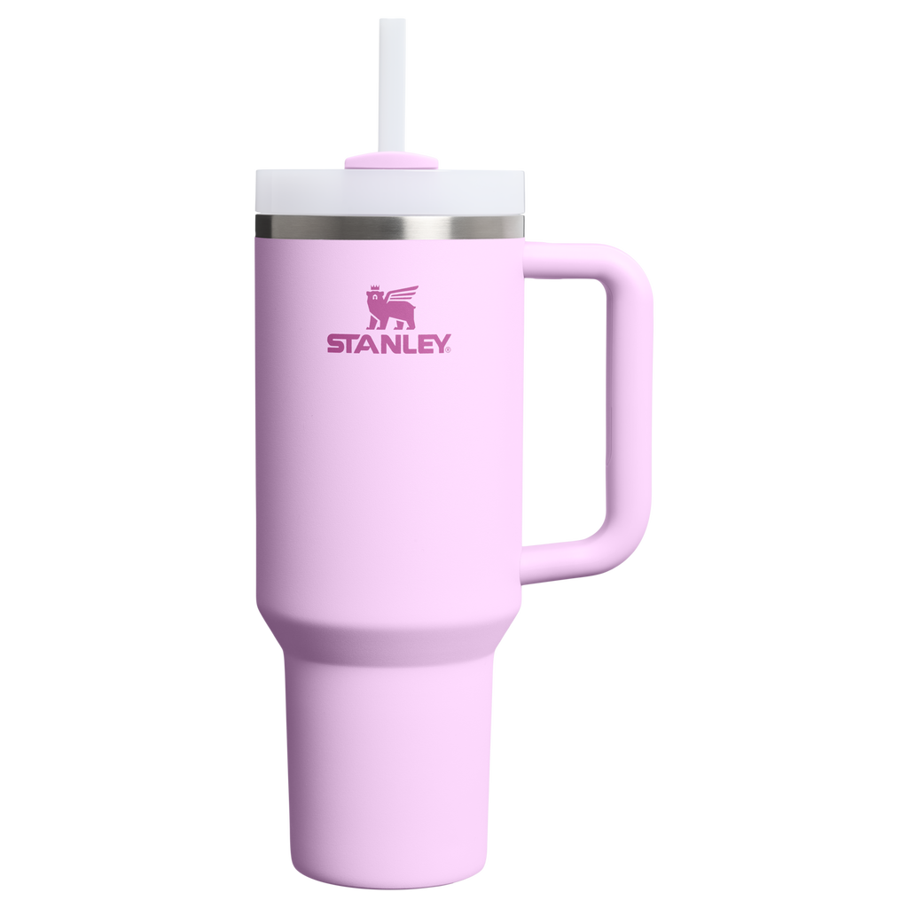 Double-Wall Vacuum The Quencher H2.0 Flowstate Tumbler  | Stanley Create D332L - Double-Wall Vacuum Insulated Travel Tumbler with Straw - Soft Orchid