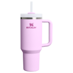 Splash-Resistant FlowState The Quencher H2.0 Flowstate Tumbler D050X - Double-Wall Vacuum Insulated Travel Tumbler with Straw - Soft Orchid