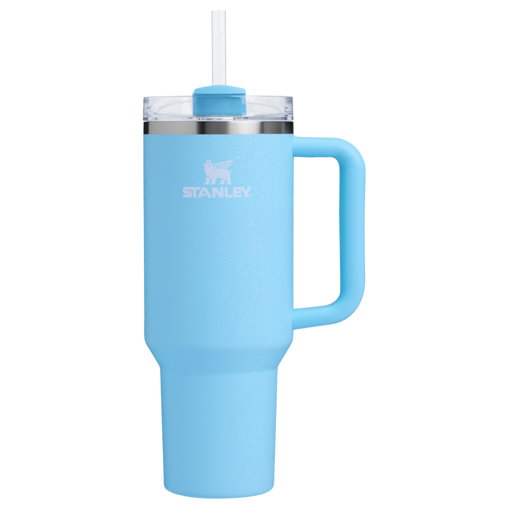 Splash-Resistant FlowState The Quencher H2.0 Flowstate Tumbler D050X - Double-Wall Vacuum Insulated Travel Tumbler with Straw Detail
