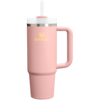 Car-Cup Friendly The Quencher H2.0 Flowstate Tumbler | Stanley Create D331C - FlowState 3-Position Lid Insulated Travel Mug - Peach Rose