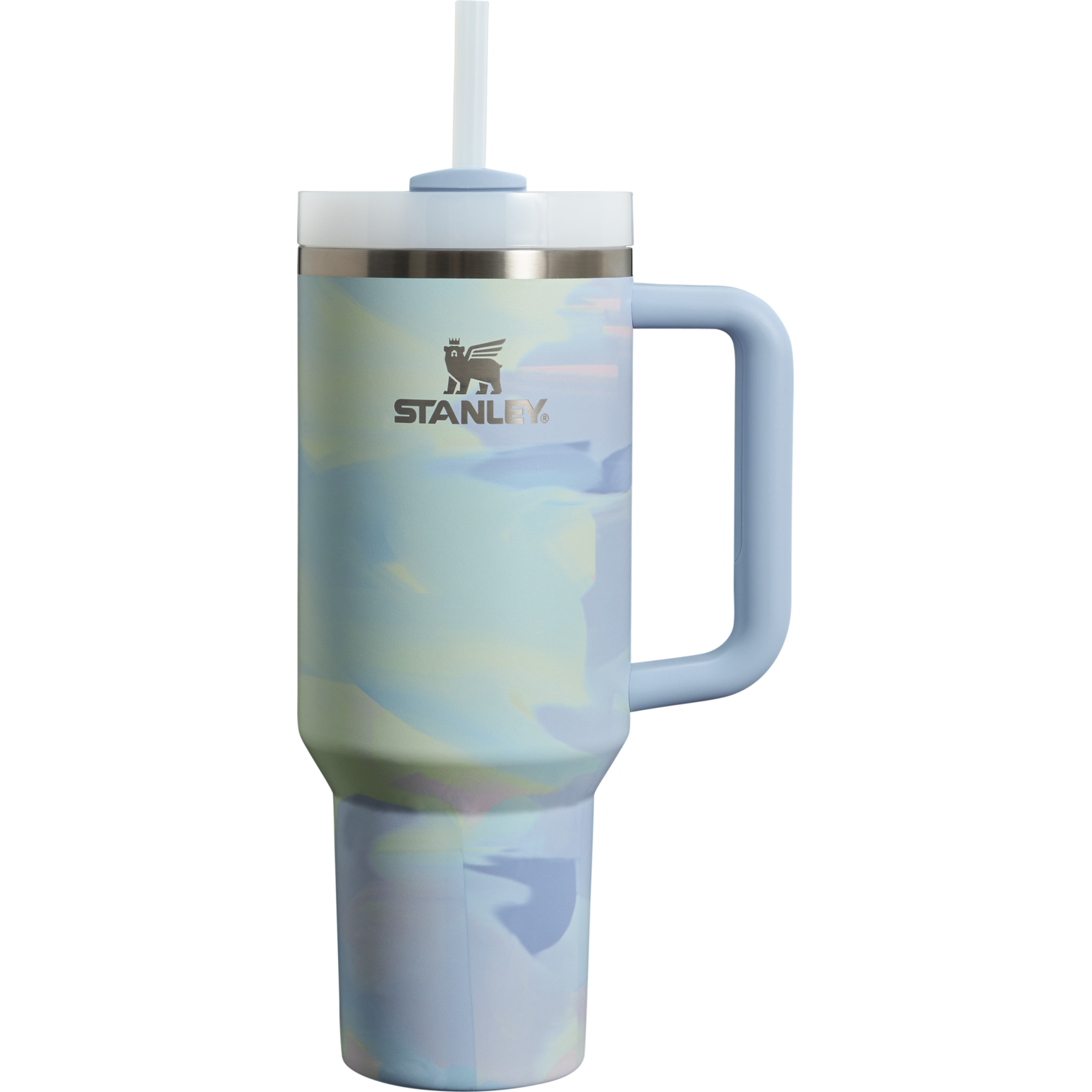 Splash-Resistant FlowState The Quencher H2.0 Flowstate Tumbler D050X - Double-Wall Vacuum Insulated Travel Tumbler with Straw Detail