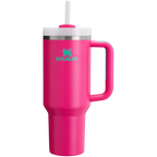 Splash-Resistant FlowState The Quencher H2.0 Flowstate Tumbler D050X - Double-Wall Vacuum Insulated Travel Tumbler with Straw Detail