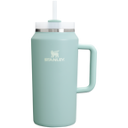 Car-Cup Friendly The Quencher H2.0 Flowstate Tumbler D365U - Premium Stainless Steel Straw Cup for All-Day Hydration - Seafoam