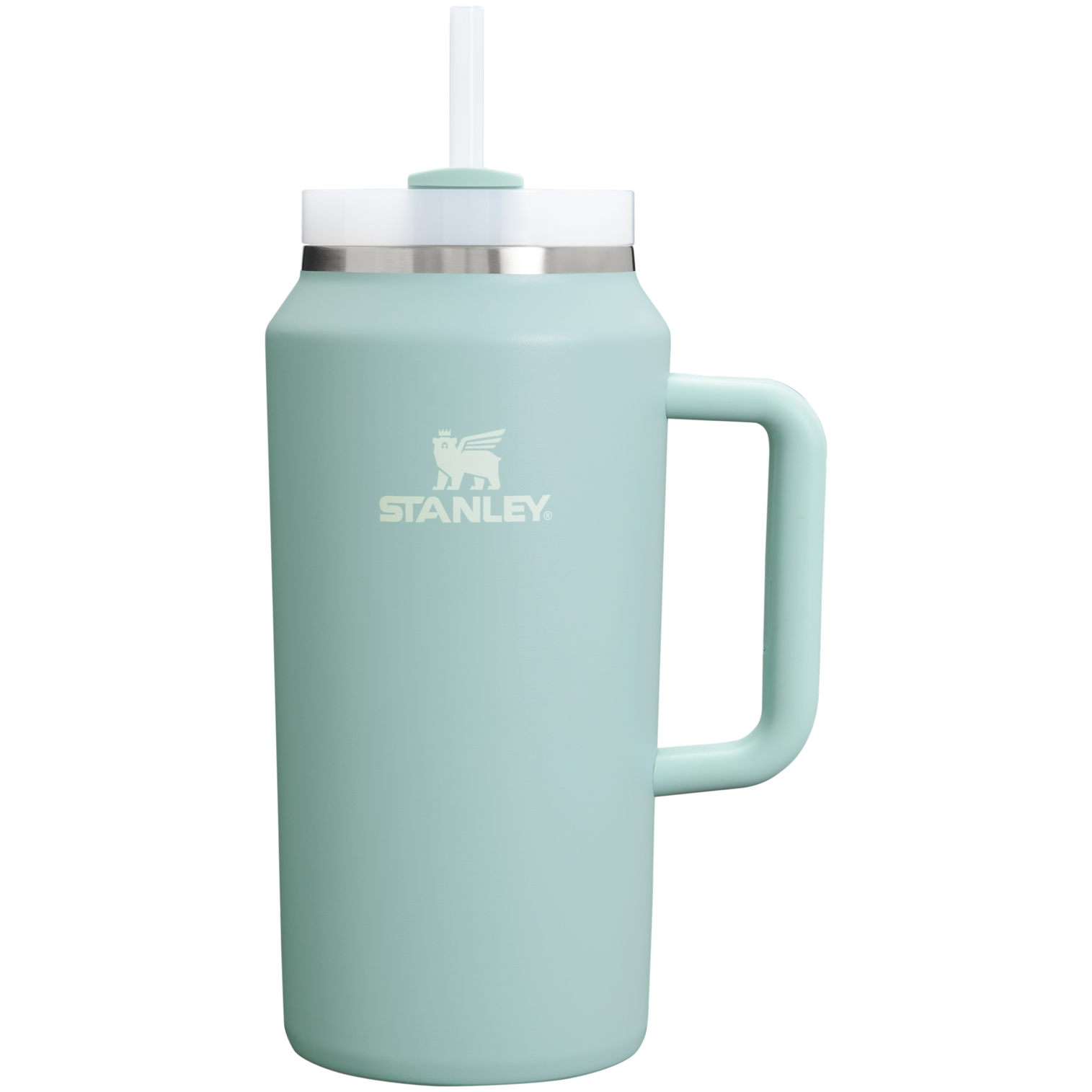Car-Cup Friendly The Quencher H2.0 Flowstate Tumbler D365U - Premium Stainless Steel Straw Cup for All-Day Hydration - Seafoam