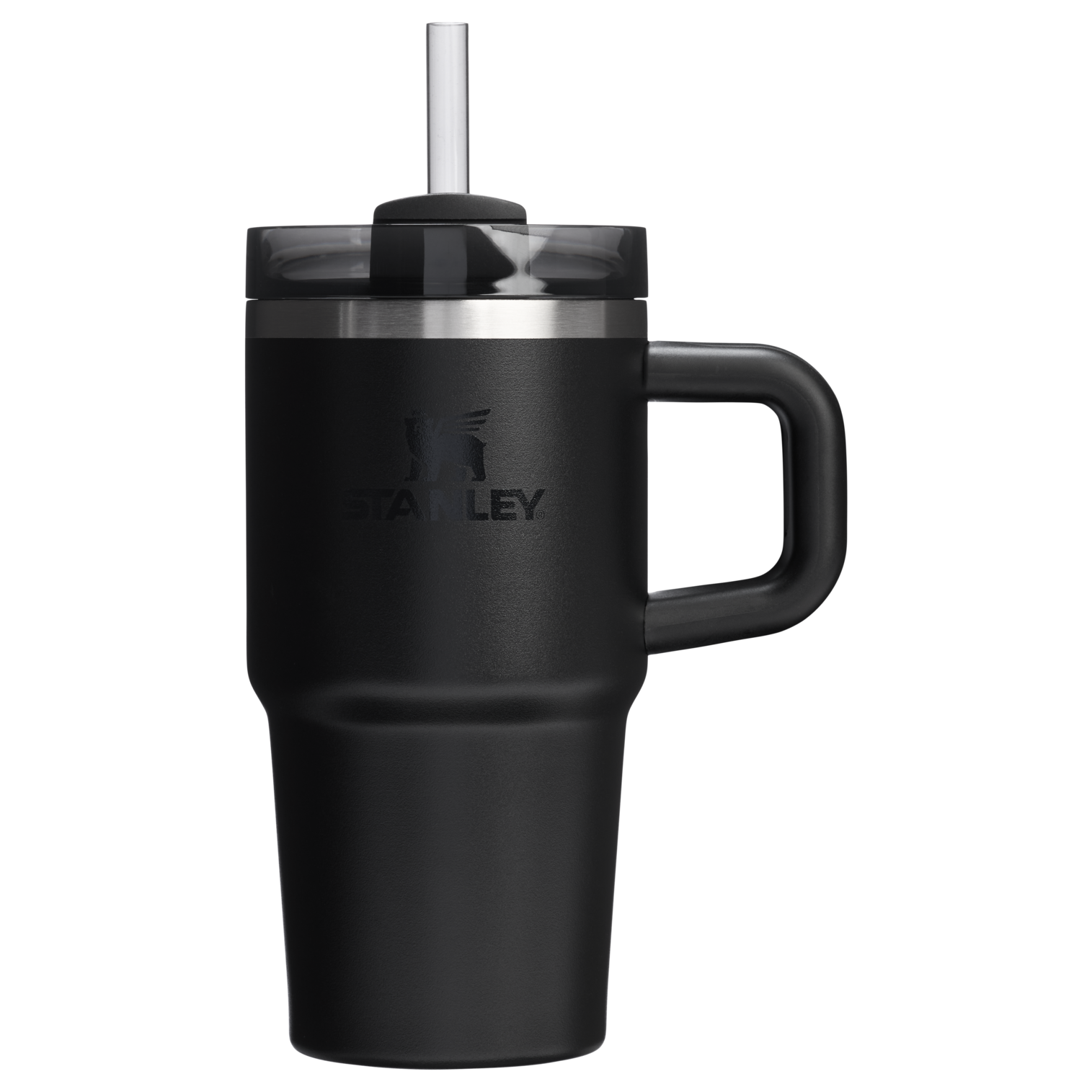 Insulated Travel The Quencher H2.O Flowstate Tumbler D069R - Premium Stainless Steel Straw Cup for All-Day Hydration - Black 2.0