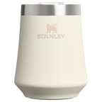 Flavor-Preserving The Reserve Wine Tumbler | Stanley Create D302P - Elegant Stemless Vacuum Insulated Wine Tumbler - Cream