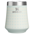 Vacuum Insulated Wine The Reserve Wine Tumbler D352C - Shatterproof Flavor-Preserving Cocktail Tumbler with Lid - Mist Rattan