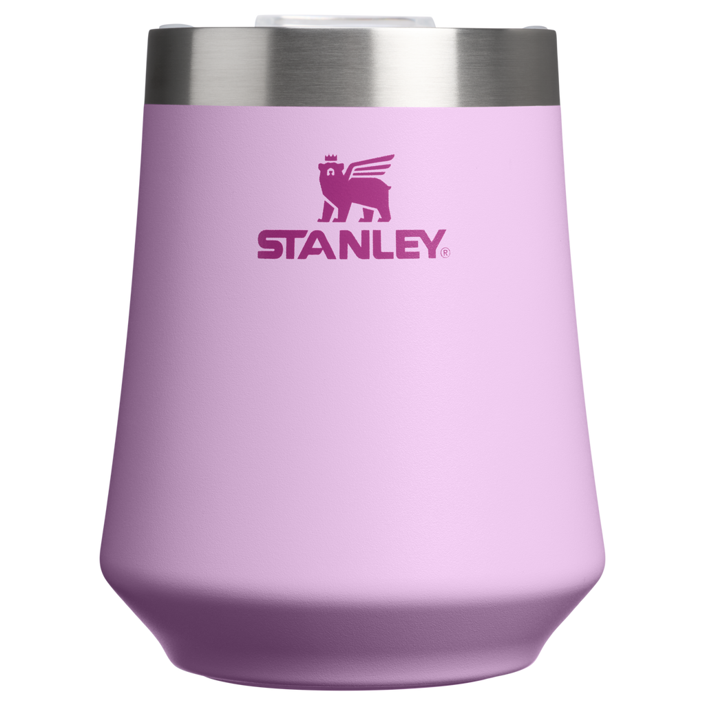 Flavor-Preserving The Reserve Wine Tumbler | Stanley Create D302P - Elegant Stemless Vacuum Insulated Wine Tumbler - Soft Orchid