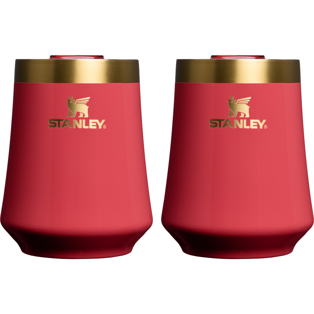 Premium Matte The Cheers & Cheer Reserve Wine Tumbler | 2-pack D190T - Reserve Collection Stainless Steel Whiskey Cup Detail