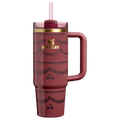 Splash-Resistant FlowState The Valentine’s Day Quencher H2.0 Flowstate Tumbler D232U - Double-Wall Vacuum Insulated Travel Tumbler with Straw - Red Velvet Cake