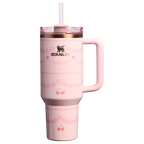Double-Wall Vacuum The Valentine’s Day Quencher H2.0 Flowstate Tumbler D231T - 40oz Large Capacity Car-Cup Friendly Quencher - Pink Velvet Cake