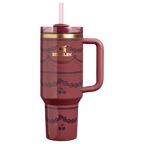Double-Wall Vacuum The Valentine’s Day Quencher H2.0 Flowstate Tumbler D231T - 40oz Large Capacity Car-Cup Friendly Quencher - Red Velvet Cake