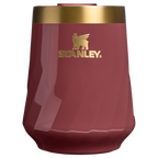 Flavor-Preserving The Valentine’s Day Textured Reserve Wine Tumbler D233K - Reserve Collection Stainless Steel Whiskey Cup - Red Velvet Gloss