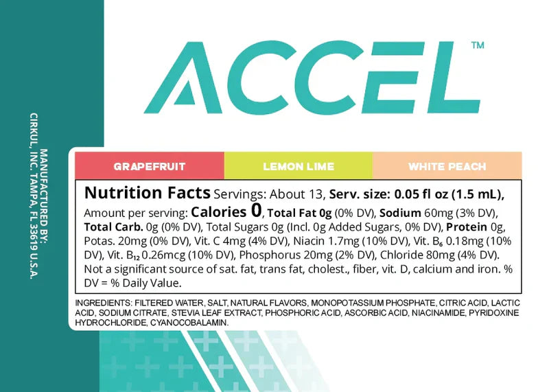 Vitamin-Infused Accel 6-Pack Variety Pack IZ9I - Vitamin-Infused Natural Refreshing Flavor Core Detail