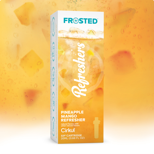 Refreshing Electrolyte Frosted Pineapple Mango Refresher DCGF - Electrolyte Hydration Enhanced Taste Cartridges - Default Title