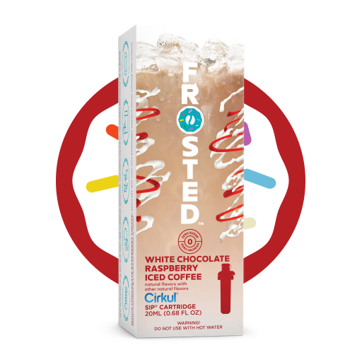 Refreshing Electrolyte Frosted White Chocolate Raspberry Iced Coffee 8KS5 - Zero-Calorie Multi-Flavor Sip Pods for Water Bottle - Default Title