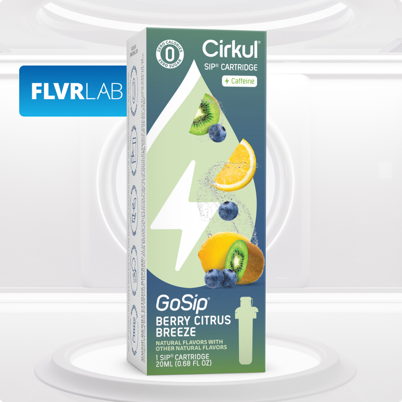 Natural Fruit Flavored GoSip Berry Citrus Breeze 2YHA - Electrolyte Hydration Enhanced Taste Cartridges Detail
