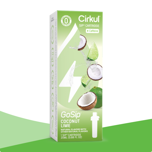 Sugar-Free GoSip Coconut Lime WWKC - Electrolyte Hydration Enhanced Taste Cartridges - Default Title