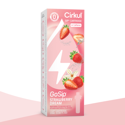Vitamin-Infused GoSip Strawberry Dream OAF9 - Sugar-Free Fruit Flavor Cartridge Refill - Default Title