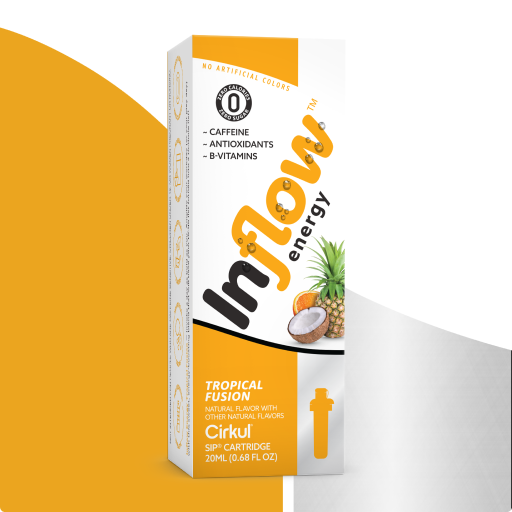 Vitamin-Infused Inflow Energy Tropical Fusion ZH2I - Sugar-Free Fruit Flavor Cartridge Refill - Default Title